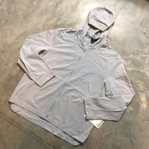 Lululemon Airing Easy Hoodie Sz XXL Silver Slate